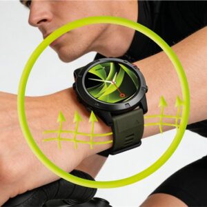 Mobile Origin Easy apyrankė Quick Fit skirta Garmin ES1, 26mm tamsiai žalios spalvos - Image 19