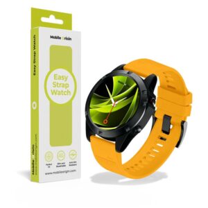 Mobile Origin Easy apyrankė Quick Fit skirta Garmin ES1, 26mm geltonos spalvos