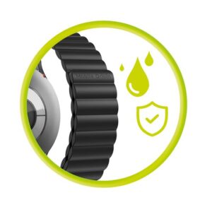 Mobile Origin Easy magnetinė apyrankė laikrodžiui, 20mm juodos spalvos - Image 10