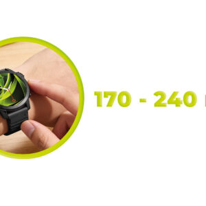 Mobile Origin Easy apyrankė Quick Fit skirta Garmin ES2, 22mm juodos spalvos - Image 10