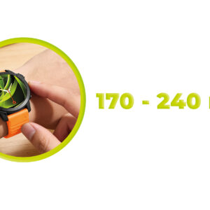 Mobile Origin Easy apyrankė Quick Fit skirta Garmin ES2, 22mm oranžinės spalvos - Image 20