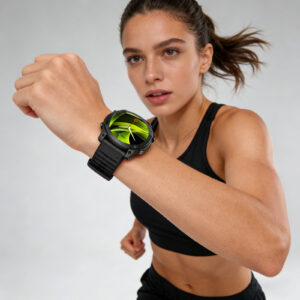 Mobile Origin Easy apyrankė Quick Fit skirta Garmin ES2, 26mm juodos spalvos - Image 4