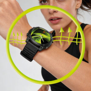 Mobile Origin Easy apyrankė Quick Fit skirta Garmin ES2, 26mm juodos spalvos - Image 9