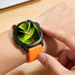 Mobile Origin Easy apyrankė Quick Fit skirta Garmin ES2, 26mm oranžinės spalvos - Image 16