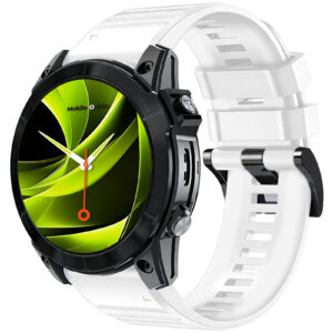 Mobile Origin Easy apyrankė Quick Fit skirta Garmin ES2, 26mm baltos spalvos - Image 12