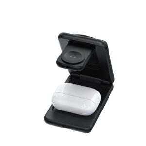 Mobile Origin 3in1 sulenkiamas Qi2 įkroviklis PW8, juodos spalvos - Image 11