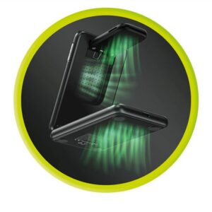 Mobile Origin 3in1 sulenkiamas Qi2 įkroviklis PW8, sidabro spalvos - Image 2