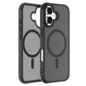 Mobile Origin Hybrid MagSafe dėklas, matinės juodos spalvos - Apple iPhone 16 - Image 10