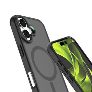 Mobile Origin Hybrid MagSafe dėklas, matinės juodos spalvos - Apple iPhone 16 - Image 14