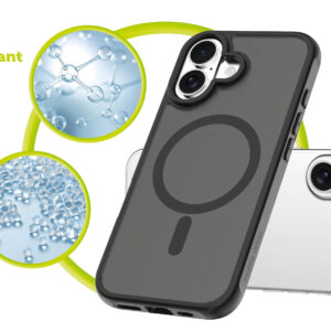 Mobile Origin Hybrid MagSafe dėklas, matinės juodos spalvos - Apple iPhone 16 - Image 16