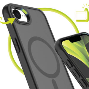 Mobile Origin Hybrid MagSafe dėklas, matinės juodos spalvos - Apple iPhone 17e/16e - Image 33