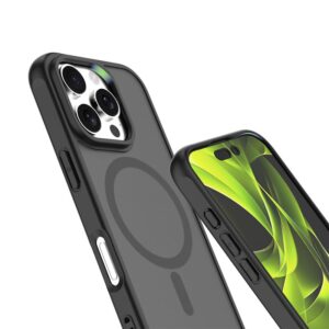 Mobile Origin Hybrid MagSafe dėklas, matinės juodos spalvos - Apple iPhone 16 Pro - Image 10