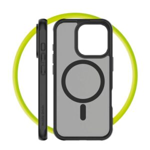 Mobile Origin Hybrid MagSafe dėklas, matinės juodos spalvos - Apple iPhone 16 Pro - Image 12