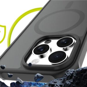 Mobile Origin Hybrid MagSafe dėklas, matinės juodos spalvos - Apple iPhone 16 Pro - Image 13