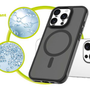 Mobile Origin Hybrid MagSafe dėklas, matinės juodos spalvos - Apple iPhone 16 Pro - Image 16