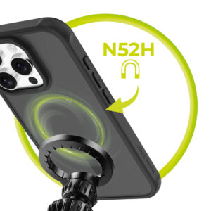 Mobile Origin Hybrid MagSafe dėklas, matinės juodos spalvos - Apple iPhone 16 Pro - Image 8