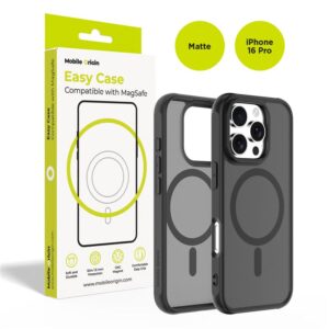 Mobile Origin Hybrid MagSafe dėklas, matinės juodos spalvos - Apple iPhone 16 Pro