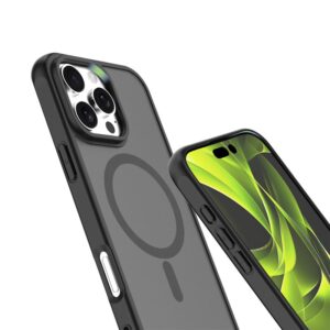 Mobile Origin Hybrid MagSafe dėklas, matinės juodos spalvos - Apple iPhone 16 Pro Max - Image 13