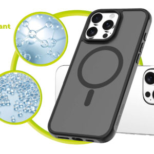 Mobile Origin Hybrid MagSafe dėklas, matinės juodos spalvos - Apple iPhone 16 Pro Max - Image 7