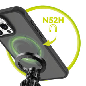 Mobile Origin Hybrid MagSafe dėklas, matinės juodos spalvos - Apple iPhone 16 Pro Max - Image 17