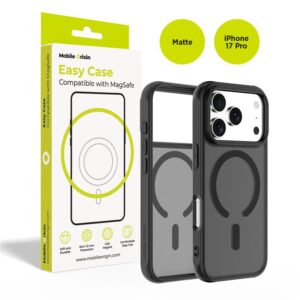 Mobile Origin Hybrid MagSafe dėklas, matinės juodos spalvos - Apple iPhone 17 Pro