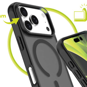 Mobile Origin Hybrid MagSafe dėklas, matinės juodos spalvos - Apple iPhone 17 Pro - Image 32