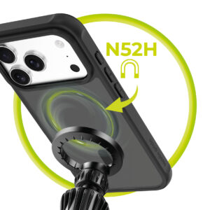 Mobile Origin Hybrid MagSafe dėklas, matinės juodos spalvos - Apple iPhone 17 Pro - Image 16