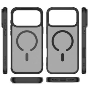 Mobile Origin Hybrid MagSafe dėklas, matinės juodos spalvos - Apple iPhone 17 Pro Max - Image 37