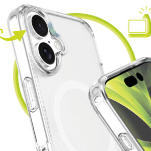 Mobile Origin Hybrid MagSafe dėklas, skaidrus - Apple iPhone 16 - Image 6