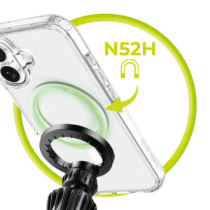 Mobile Origin Hybrid MagSafe dėklas, skaidrus - Apple iPhone 16 - Image 17