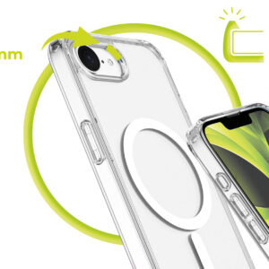 Mobile Origin Hybrid MagSafe dėklas, skaidrus - Apple iPhone 17e/16e - Image 34