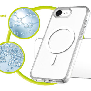 Mobile Origin Hybrid MagSafe dėklas, skaidrus - Apple iPhone 17e/16e - Image 44