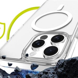 Mobile Origin Hybrid MagSafe dėklas, skaidrus - Apple iPhone 16 Pro - Image 10