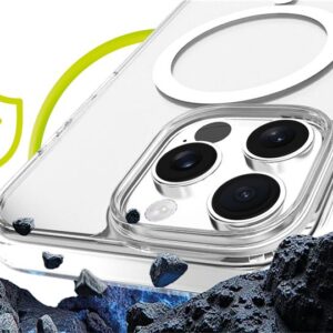 Mobile Origin Hybrid MagSafe dėklas, skaidrus - Apple iPhone 16 Pro Max - Image 10