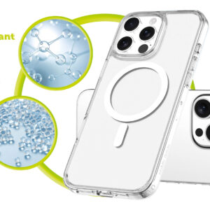 Mobile Origin Hybrid MagSafe dėklas, skaidrus - Apple iPhone 16 Pro Max - Image 16