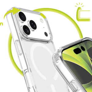 Mobile Origin Hybrid MagSafe dėklas, skaidrus - Apple iPhone 17 Pro Max - Image 34