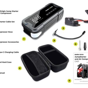 Mobile Origin JumpStarter ir Air Compressor CA1 - Image 15
