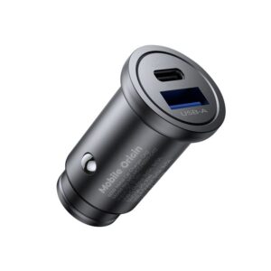 Mobile Origin Metal automobilinis įkroviklis 30W, CA12 -  USB-C, USB-A - Image 16