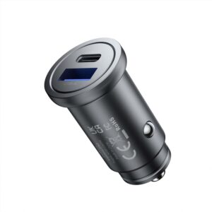 Mobile Origin Metal automobilinis įkroviklis 30W, CA12 -  USB-C, USB-A - Image 17