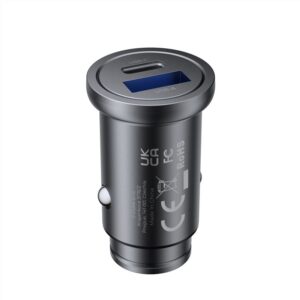 Mobile Origin Metal automobilinis įkroviklis 30W, CA12 -  USB-C, USB-A - Image 8