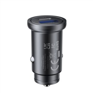 Mobile Origin Metal automobilinis įkroviklis 30W, CA12 -  USB-C, USB-A - Image 9