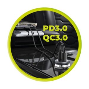 Mobile Origin Metal automobilinis įkroviklis 30W, CA13 - 2x USB-C - Image 16