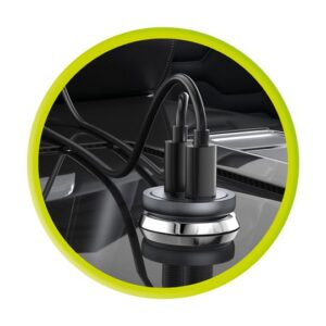 Mobile Origin Metal automobilinis įkroviklis 30W, CA13 - 2x USB-C - Image 8