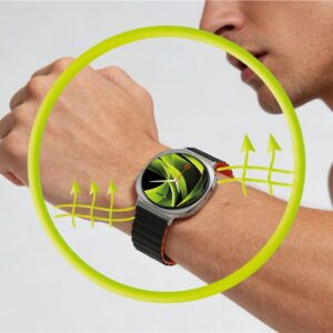 Mobile Origin Easy apyrankė Magnetic Galaxy Watch 8 juodos spalvos/oranžinės spalvos - Image 12