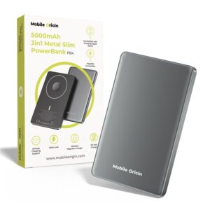 Mobile Origin 5000mAh 3in1 Metal Slim PowerBank PB4