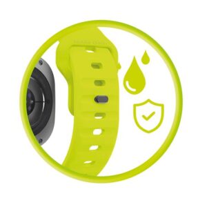 Mobile Origin Easy silikoninė apyrankė Galaxy Watch Ultra 47mm Fluorescence geltonos spalvos - Image 3