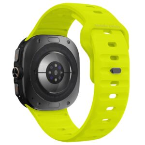 Mobile Origin Easy silikoninė apyrankė Galaxy Watch Ultra 47mm Fluorescence geltonos spalvos - Image 4