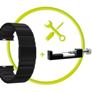 Mobile Origin Titanium Band Modena, juodos spalvos  - Apple Watch Ultra 49mm - Image 20