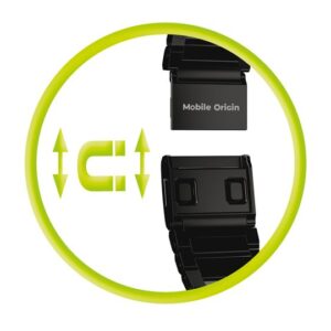 Mobile Origin Titanium Band Modena, juodos spalvos  - Apple Watch Ultra 49mm - Image 7