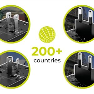 Mobile Origin GaN 35W kelioninis įkroviklis PW4 EU/UK/US/AUS, 3x USB-C + 2x USB-A  - Image 9